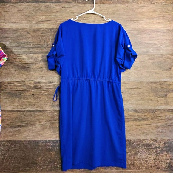 Calvin Klein Royal Blue Midi Dress - Picture 9 of 12